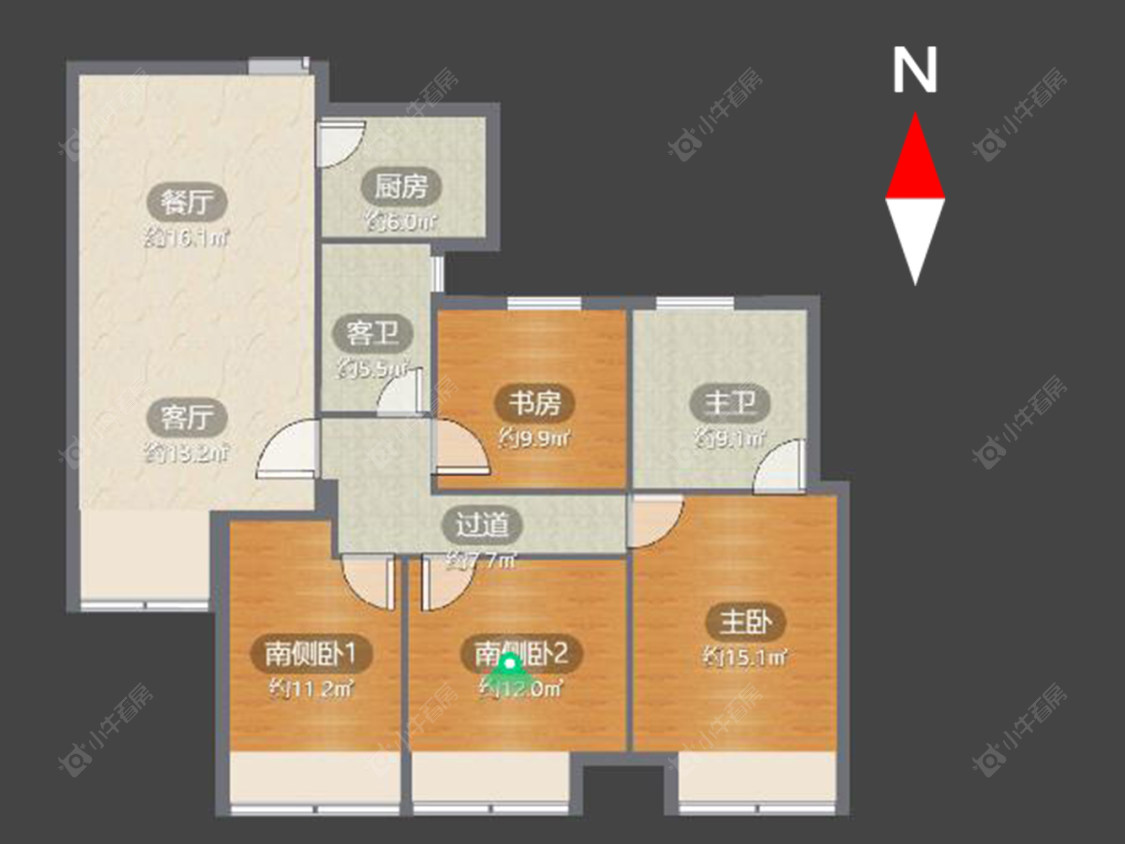 常州绿都万和城七区在售二手房源户型图_小牛看房