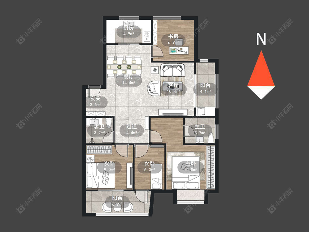 五星星韵城房源户型图 常州五星星韵城在售二手房源户型图_小牛看房