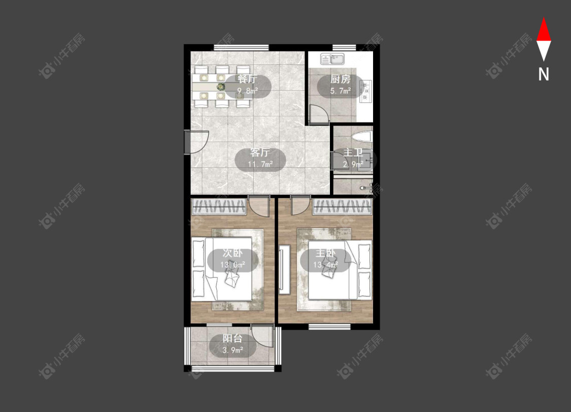 元丰桥房源户型图 常州元丰桥在售二手房源户型图_小牛看房
