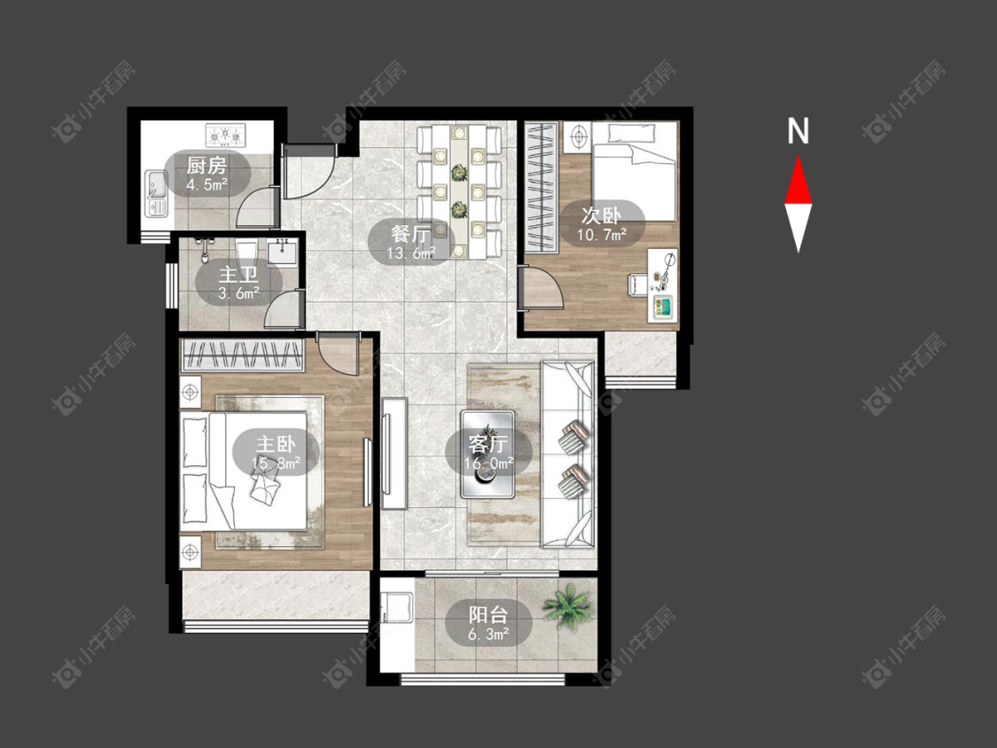 大名城西区二区房源户型图 常州大名城西区二区在售二手房源户型图_小牛看房