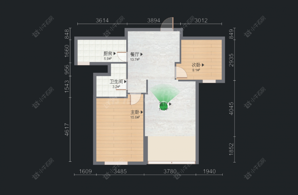 新城金郡(天宁)一期房源户型图 常州新城金郡(天宁)一期在售二手房源户型图_小牛看房