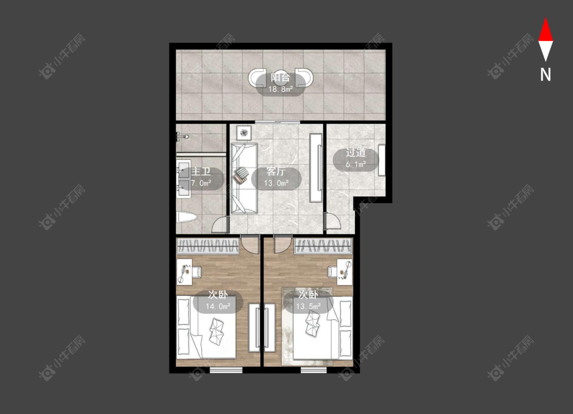 工人新村北房源户型图 常州工人新村北在售二手房源户型图_小牛看房