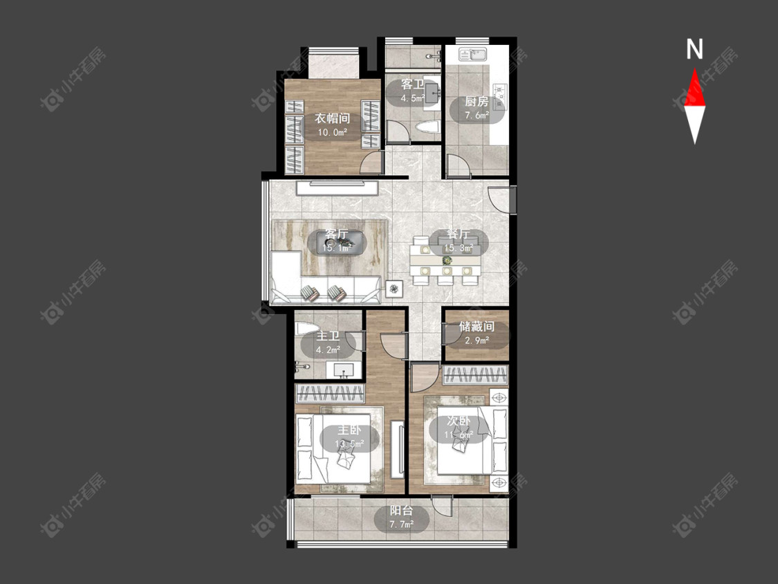 路劲雅居乐国仕九礼房源户型图 常州路劲雅居乐国仕九礼在售二手房源户型图_小牛看房