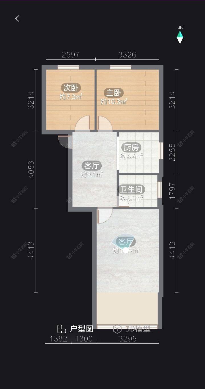 西横街房源户型图 常州西横街在租房源户型图_小牛看房