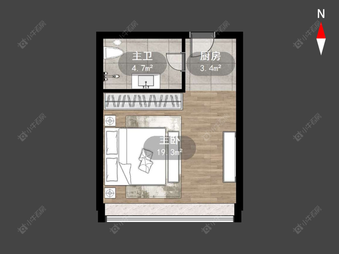 常州宝龙城市广场在售二手房源户型图_小牛看房