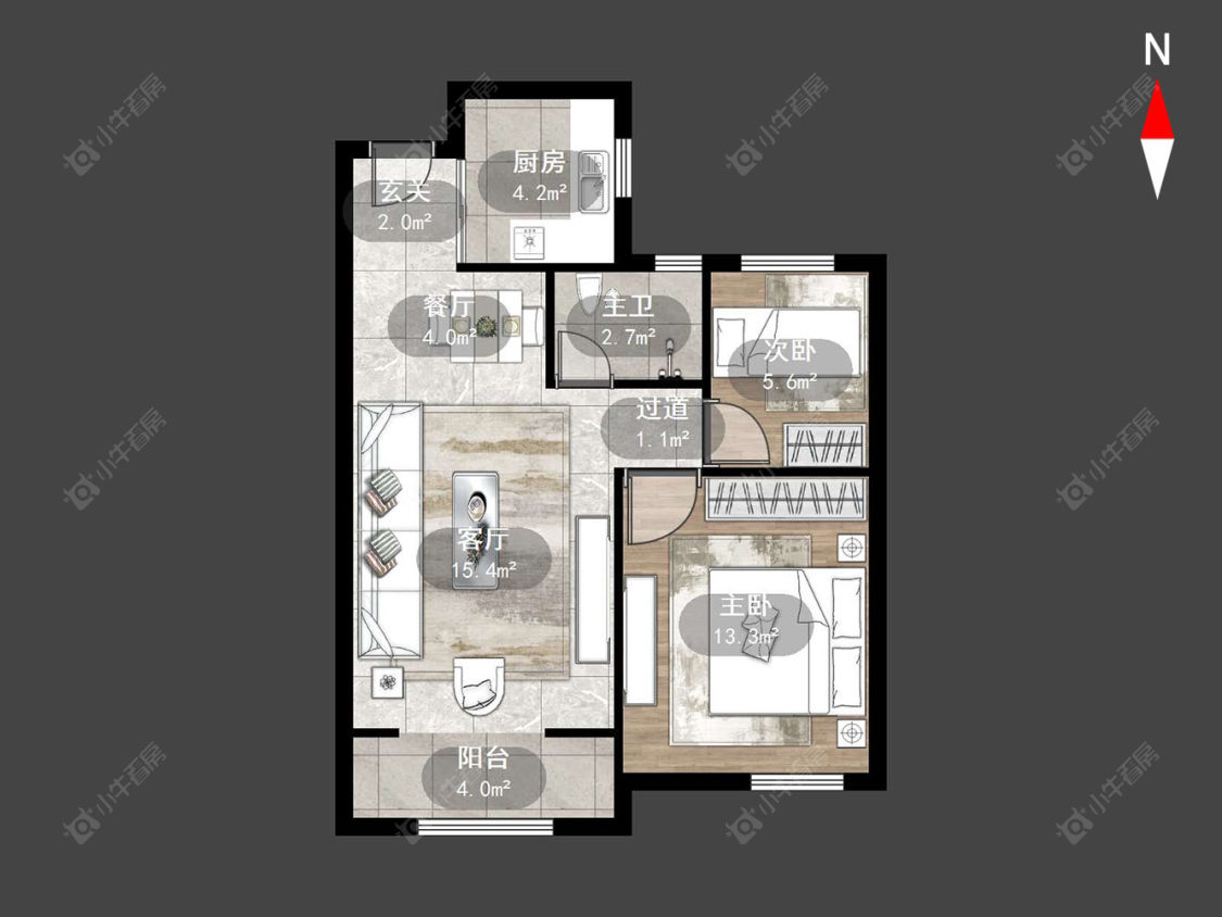 清云澜湾A区房源户型图 常州清云澜湾A区在售二手房源户型图_小牛看房