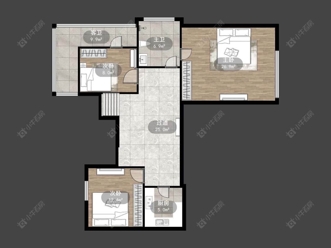 丹阳曲园小区在售二手房源户型图_小牛看房
