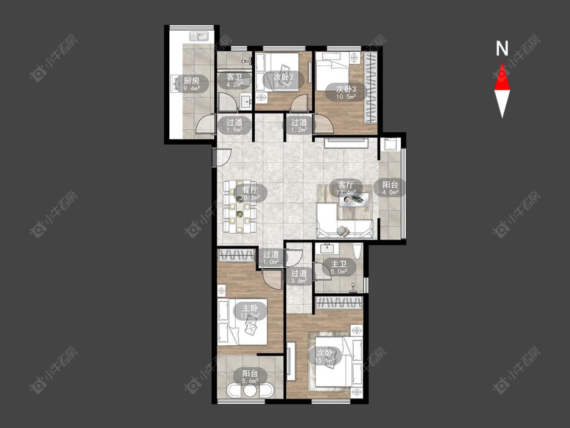 佳兆业凤凰湖壹号房源户型图 常州佳兆业凤凰湖壹号在售二手房源户型图_小牛看房