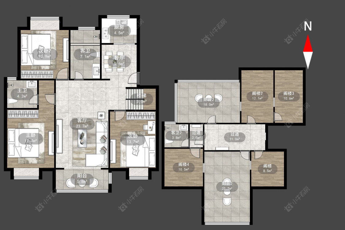 常州中凉新村七期在售二手房源户型图_小牛看房