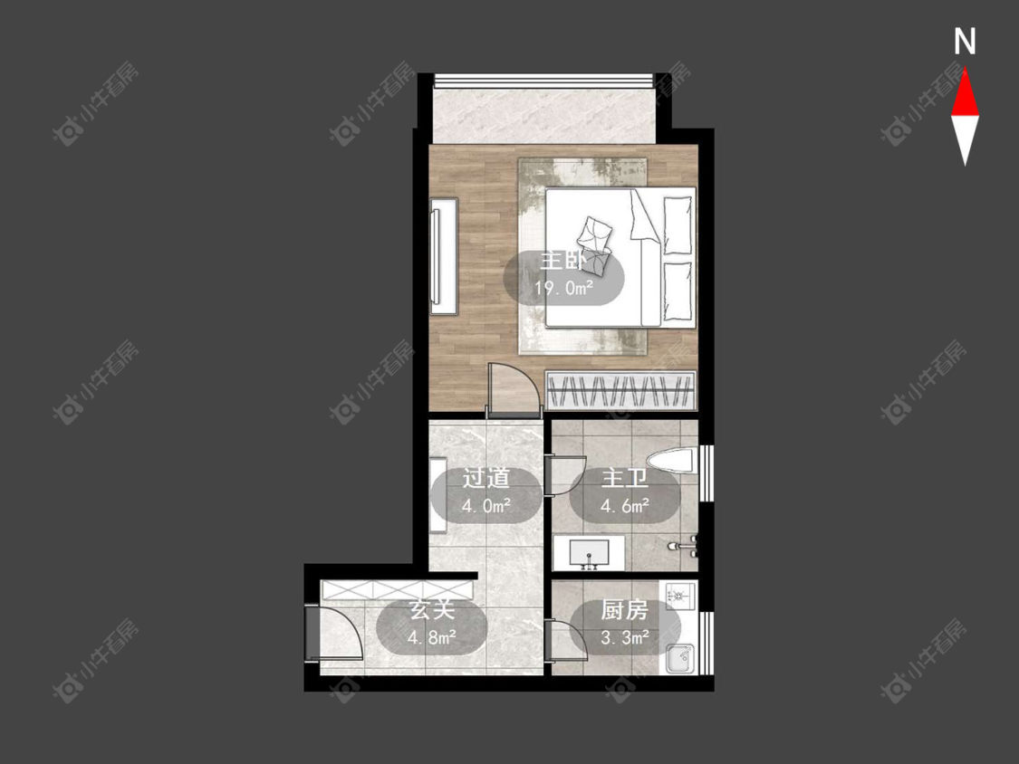 常州宝龙城市广场在售二手房源户型图_小牛看房