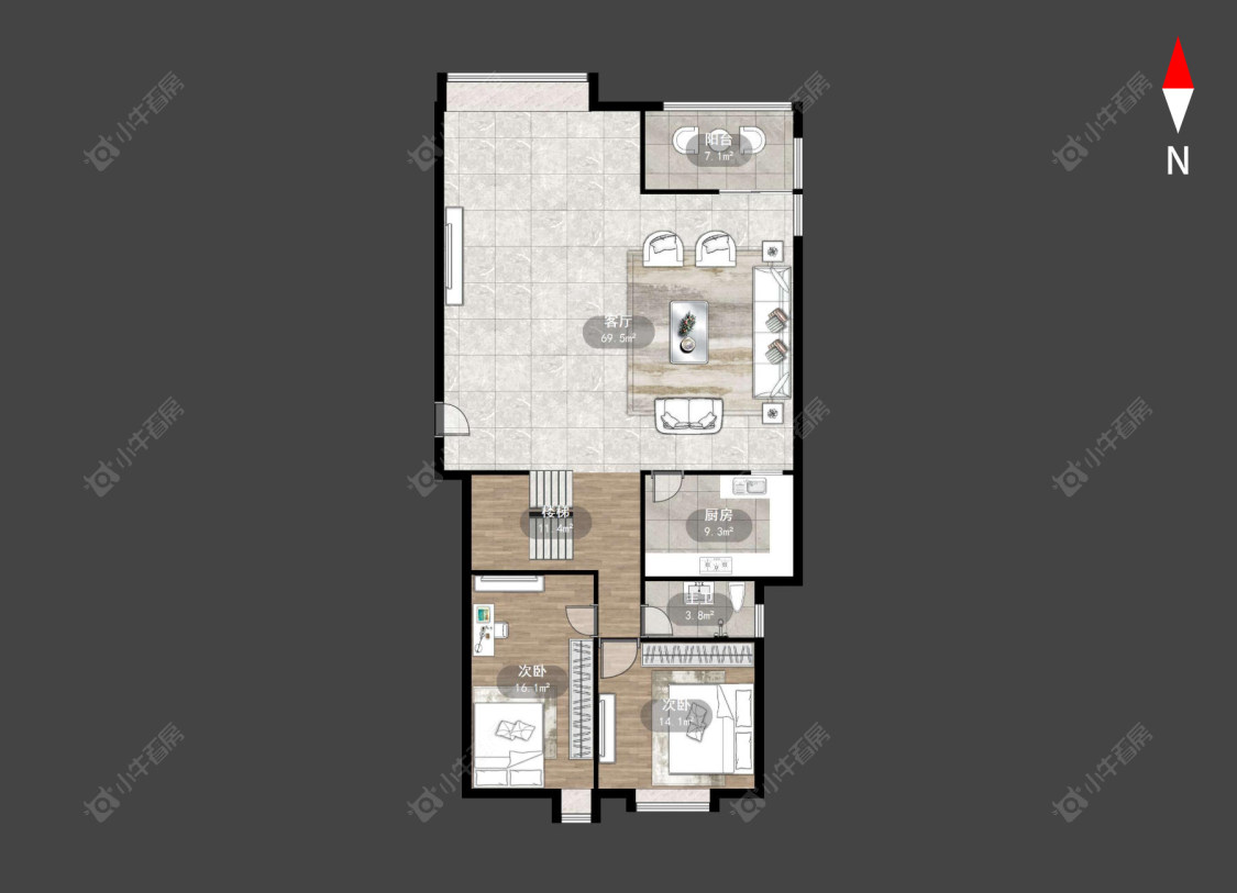 常州御翠园在售二手房源户型图_小牛看房