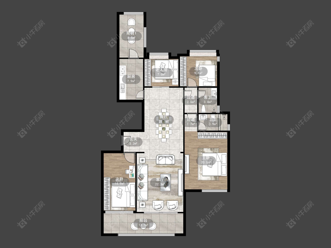 碧桂园房源户型图 丹阳碧桂园在售二手房源户型图_小牛看房