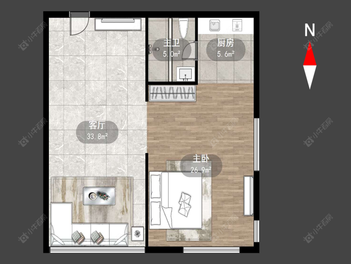新北万达广场房源户型图 常州新北万达广场在售二手房源户型图_小牛看房