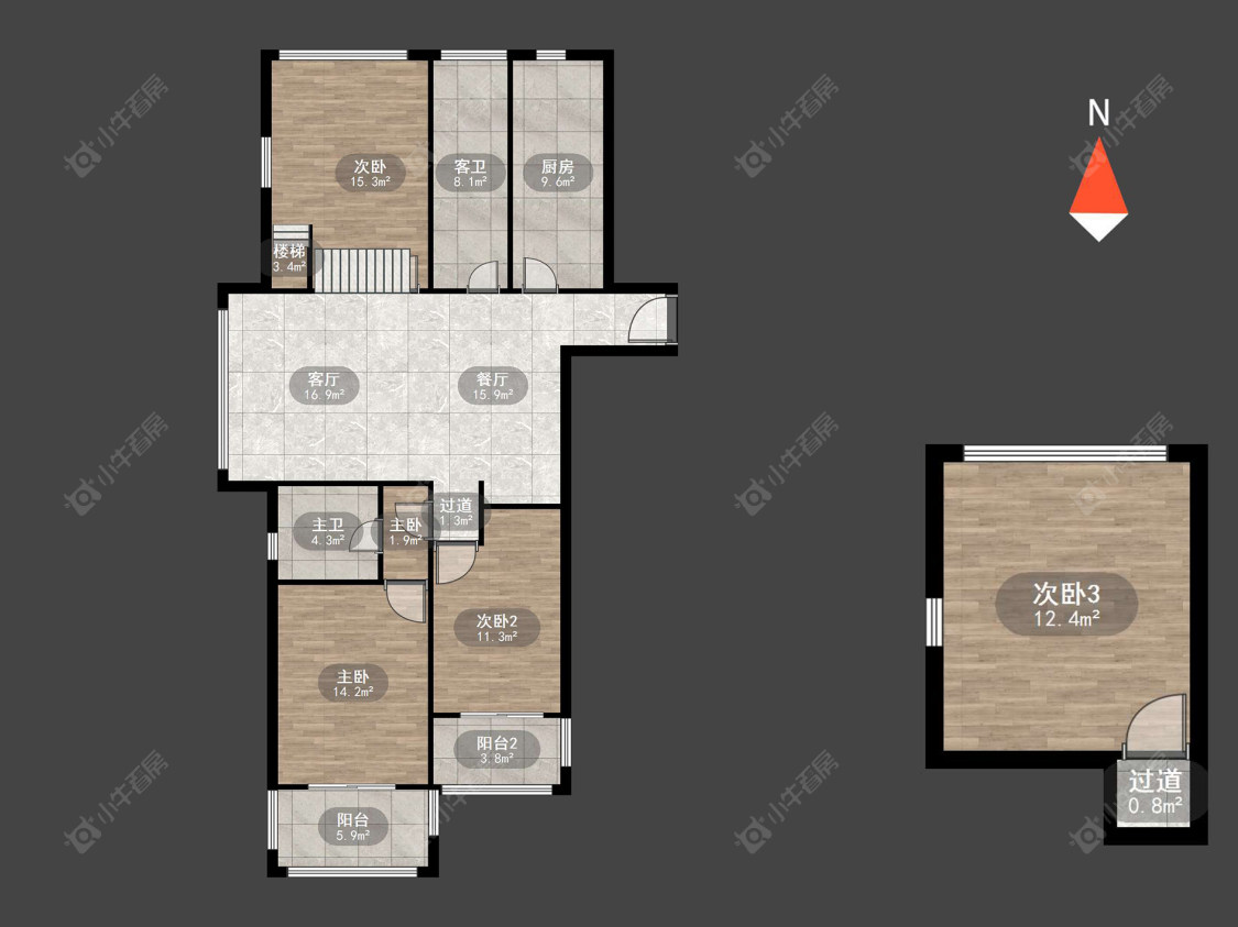 常州随园锦湖公寓在售二手房房源户型图_小牛看房