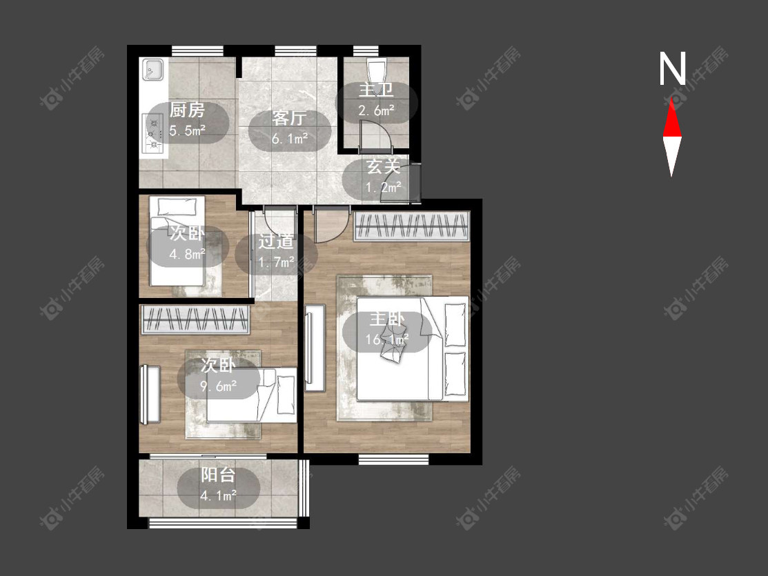 丽华二村房源户型图 常州丽华二村在售二手房源户型图_小牛看房