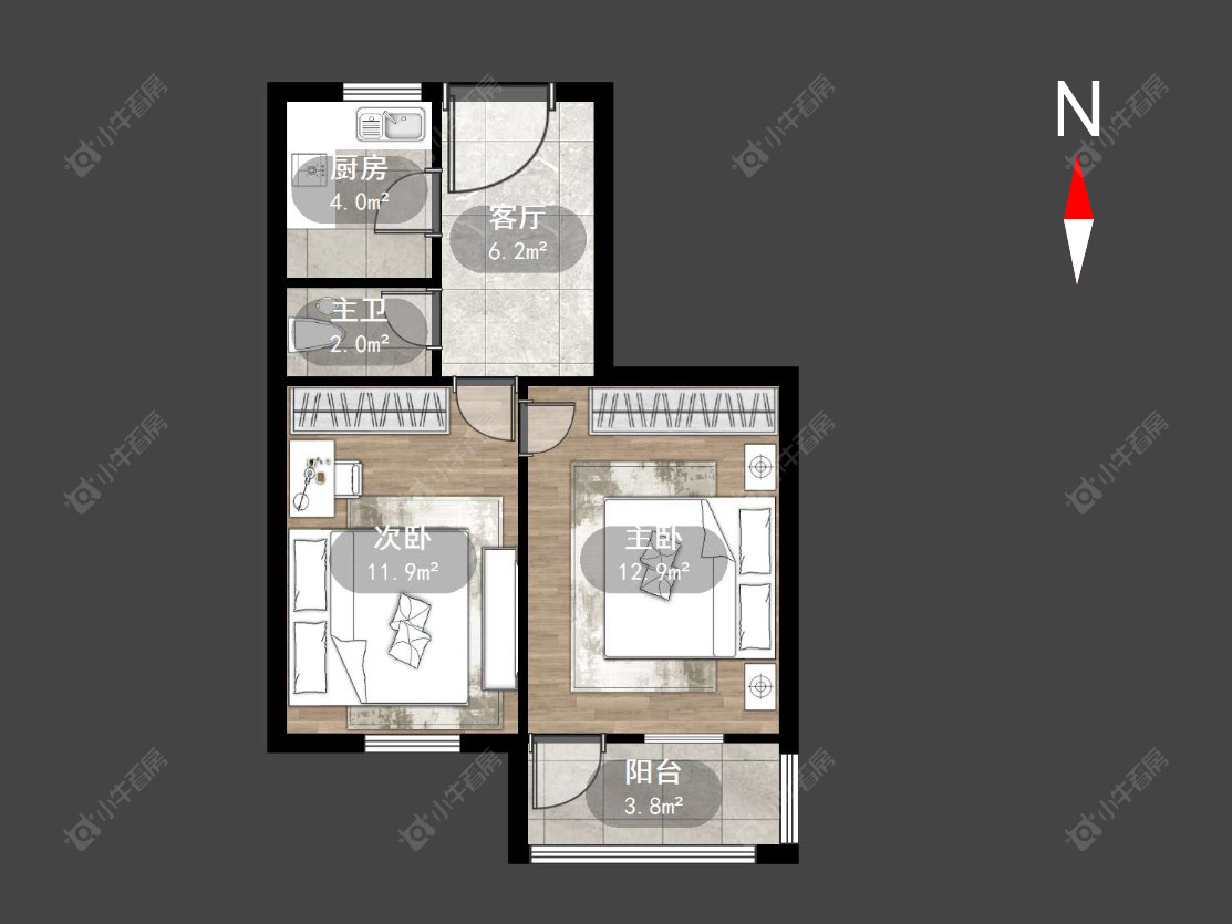 常州清凉新村在售二手房源户型图_小牛看房