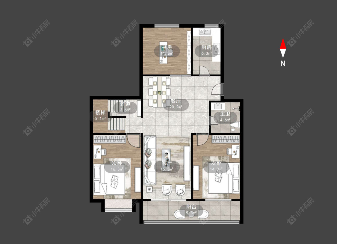 常州丽宝第花苑在售二手房源户型图_小牛看房