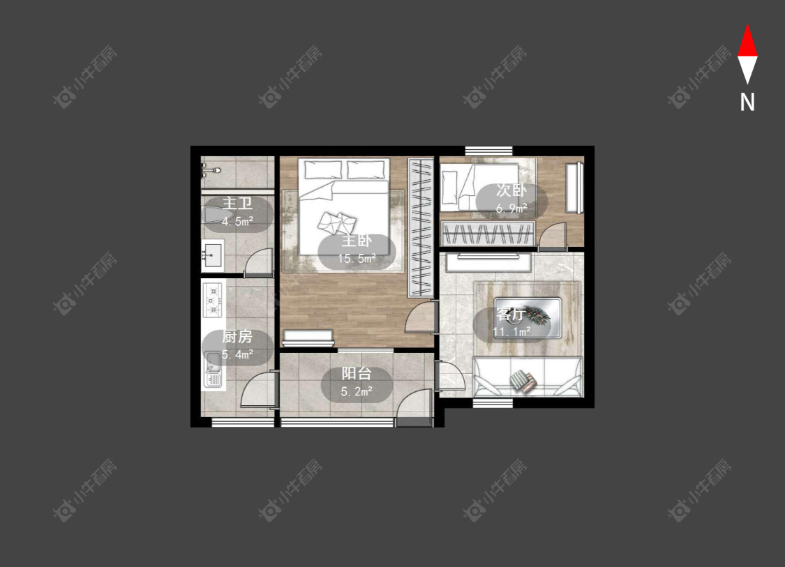 常州桃园新村在售二手房源户型图_小牛看房