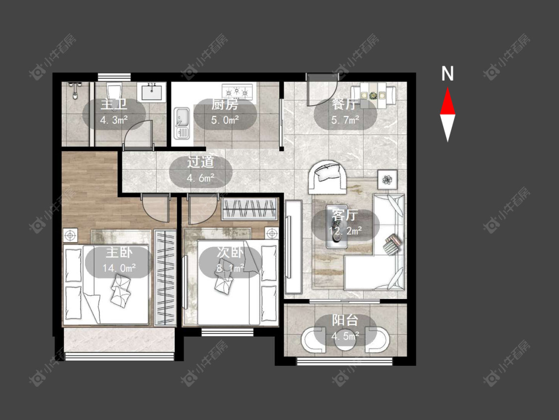 新欣嘉园房源户型图 常州新欣嘉园在售二手房源户型图_小牛看房