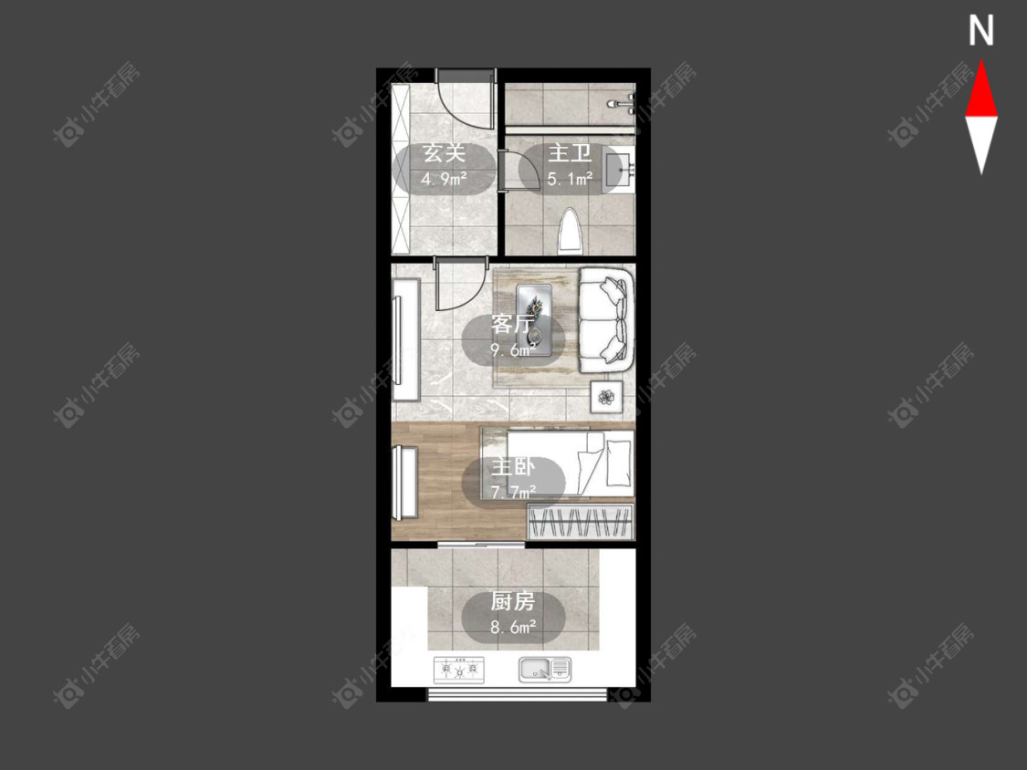 常州吾悦国际在售二手房源户型图_小牛看房