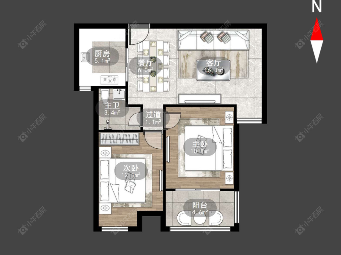 润泽东方尚院房源户型图 常州润泽东方尚院在售二手房源户型图_小牛看房