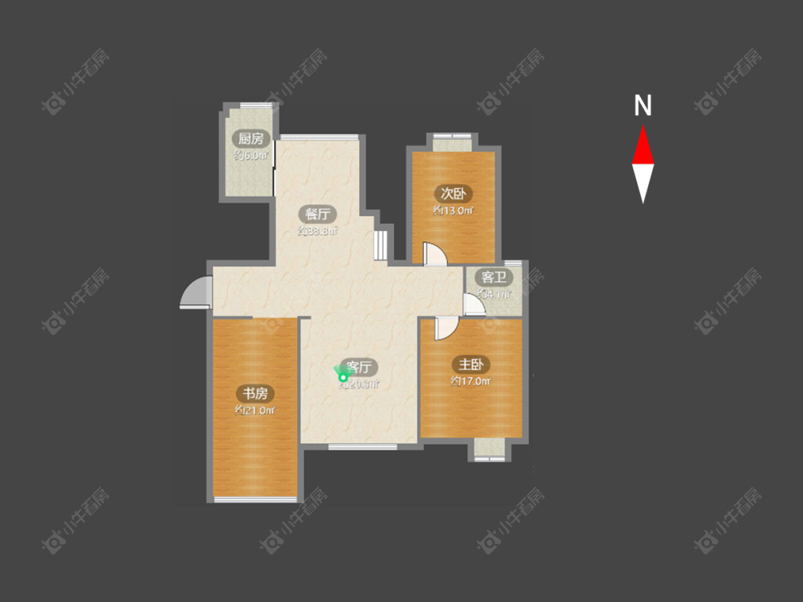 常州新城南都美域在售二手房源户型图_小牛看房