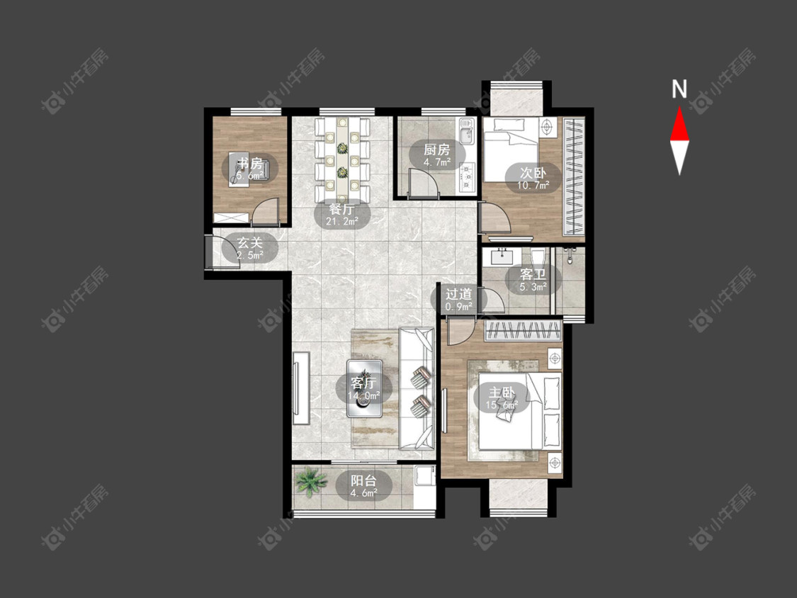 盛世名门房源户型图 常州盛世名门在售二手房源户型图_小牛看房