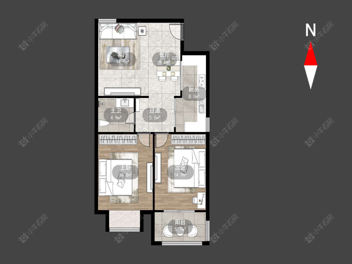 常州爱特大厦在售二手房源户型图_小牛看房