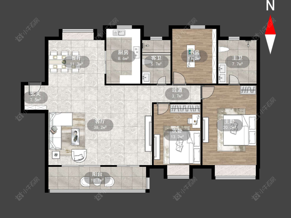 常州吾悦广场(天宁)在售二手房源户型图_小牛看房