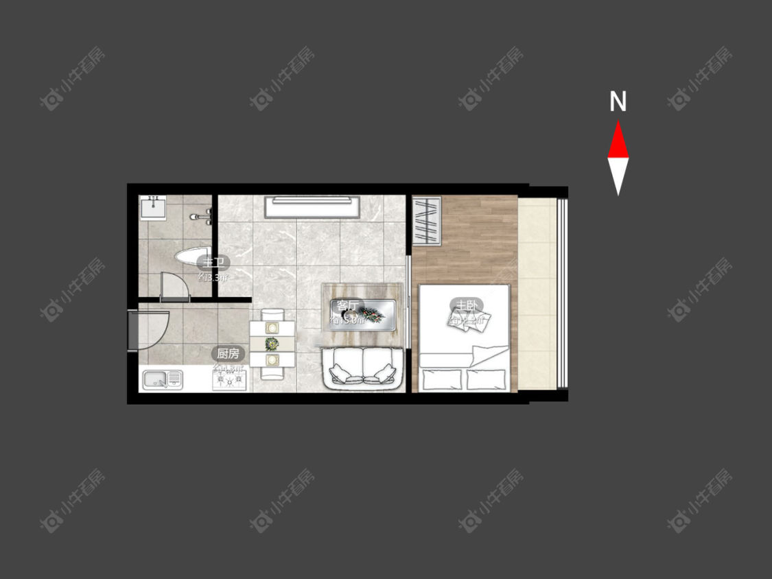 常州汇金置业广场在售二手房源户型图_小牛看房