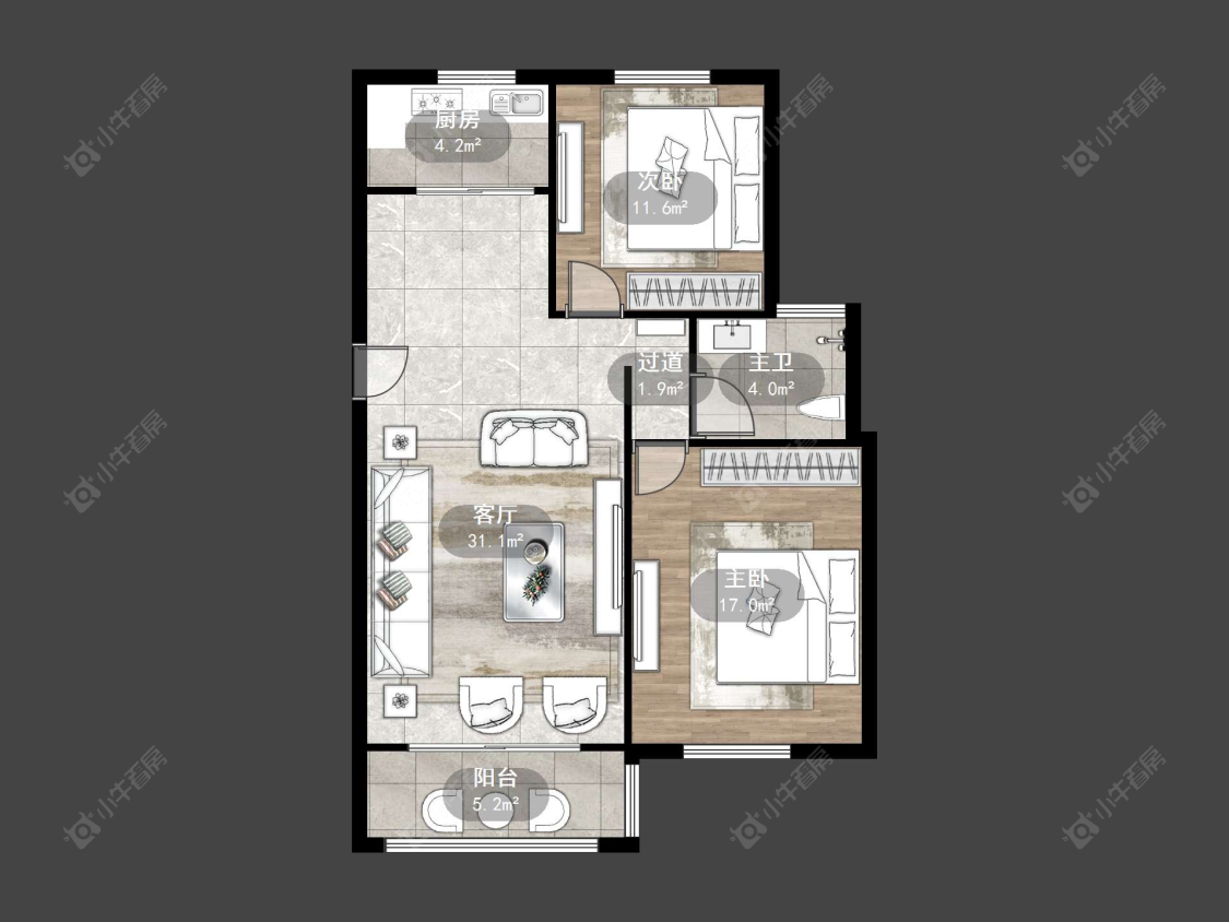 丹阳碧水兰庭在售二手房源户型图_小牛看房