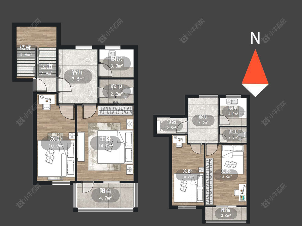 常州花园新村（钟楼）在售二手房源户型图_小牛看房