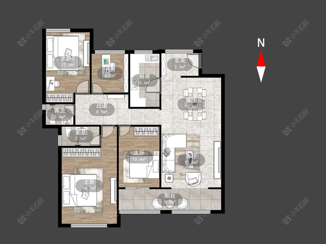 常州绿都万和城六区在售二手房源户型图_小牛看房