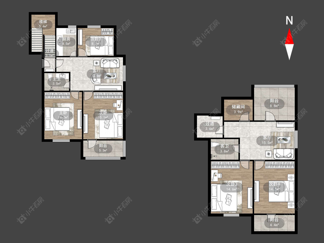 常州荆川东园在售二手房源户型图_小牛看房