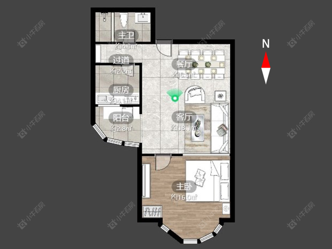 常州府琛商务广场在售二手房源_小牛看房