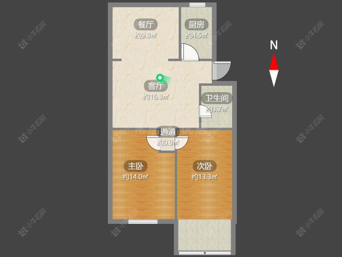 常州锦绣花园在售二手房源户型图_小牛看房