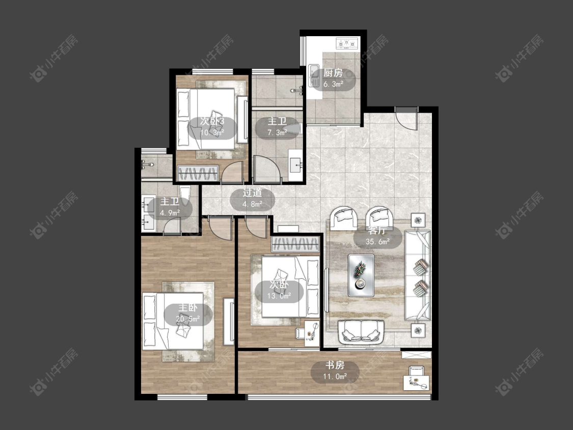 丹阳汇金天地在售二手房源户型图_小牛看房