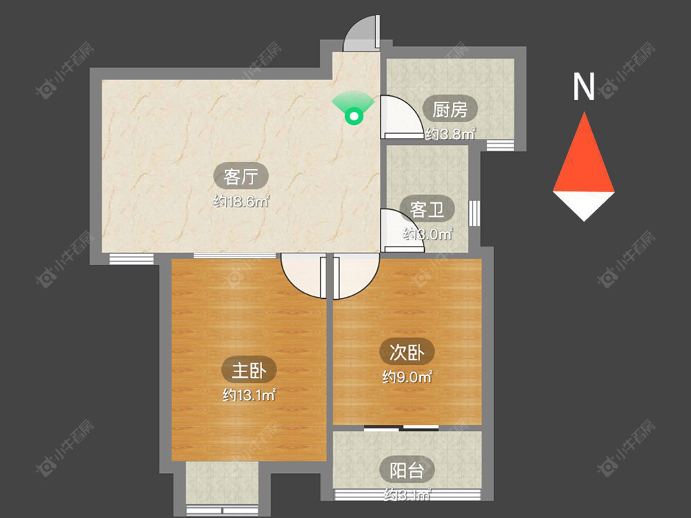 常州蓝天新苑在售二手房源户型图_小牛看房