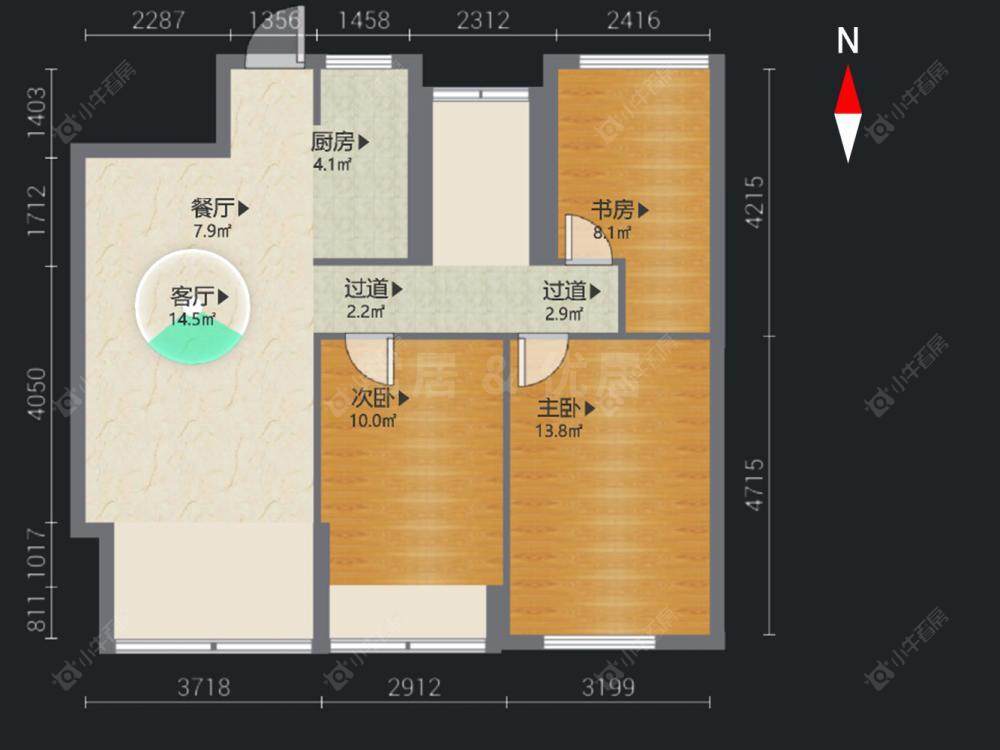 常州蔚蓝天地一二期3室2厅1卫在售二手房房源图片