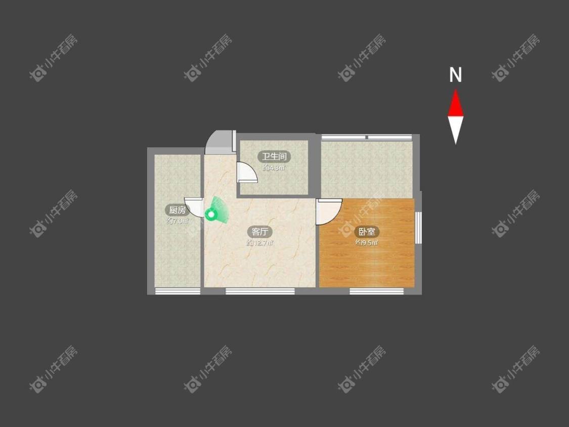 常州桂花园在租房源户型图_小牛看房