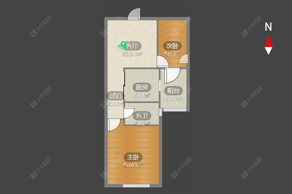 常州新城熙园在售二手房房源户型图_小牛看房