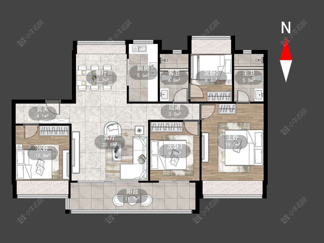 碧桂园翡丽都会房源户型图 常州碧桂园翡丽都会在售二手房源户型图_小牛看房