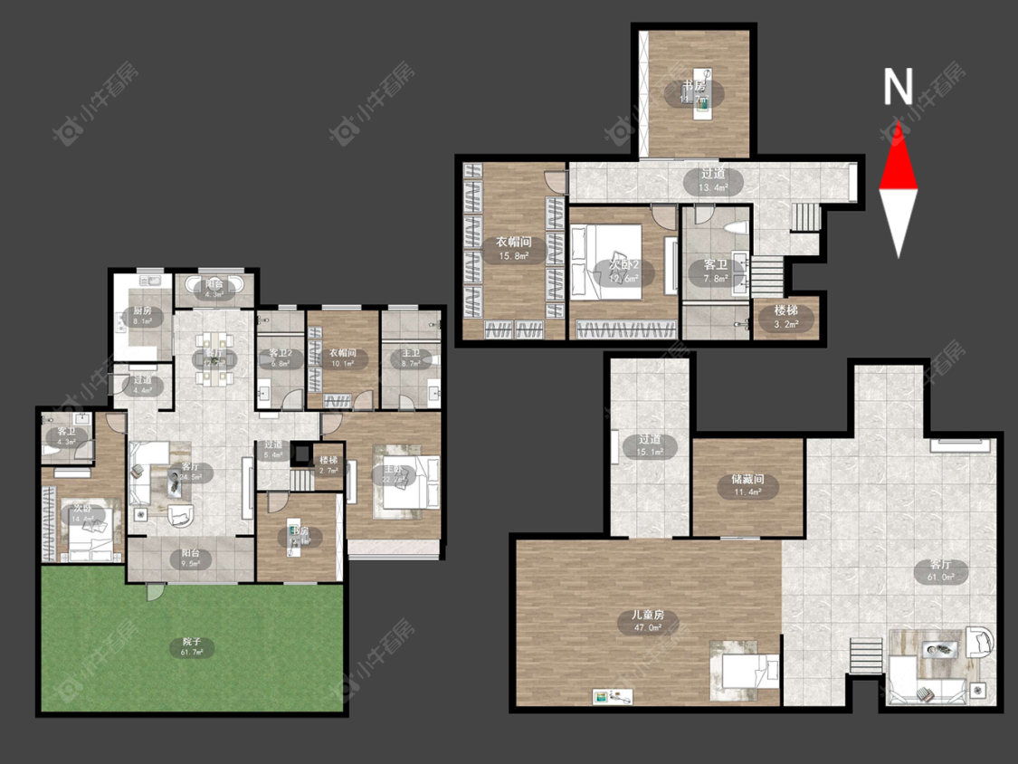常州华宇新城天境在售二手房源户型图_小牛看房