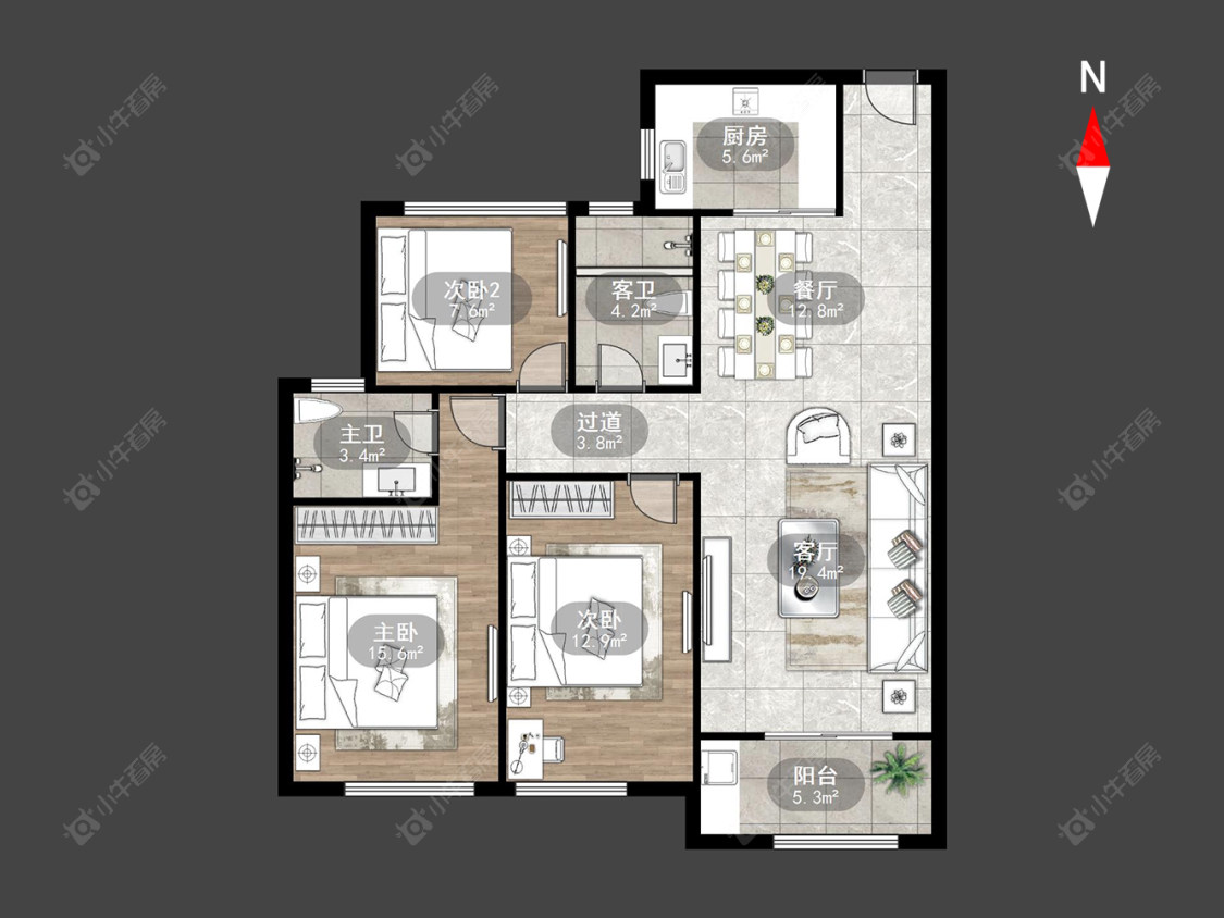 常州上书房在售二手房源户型图_小牛看房
