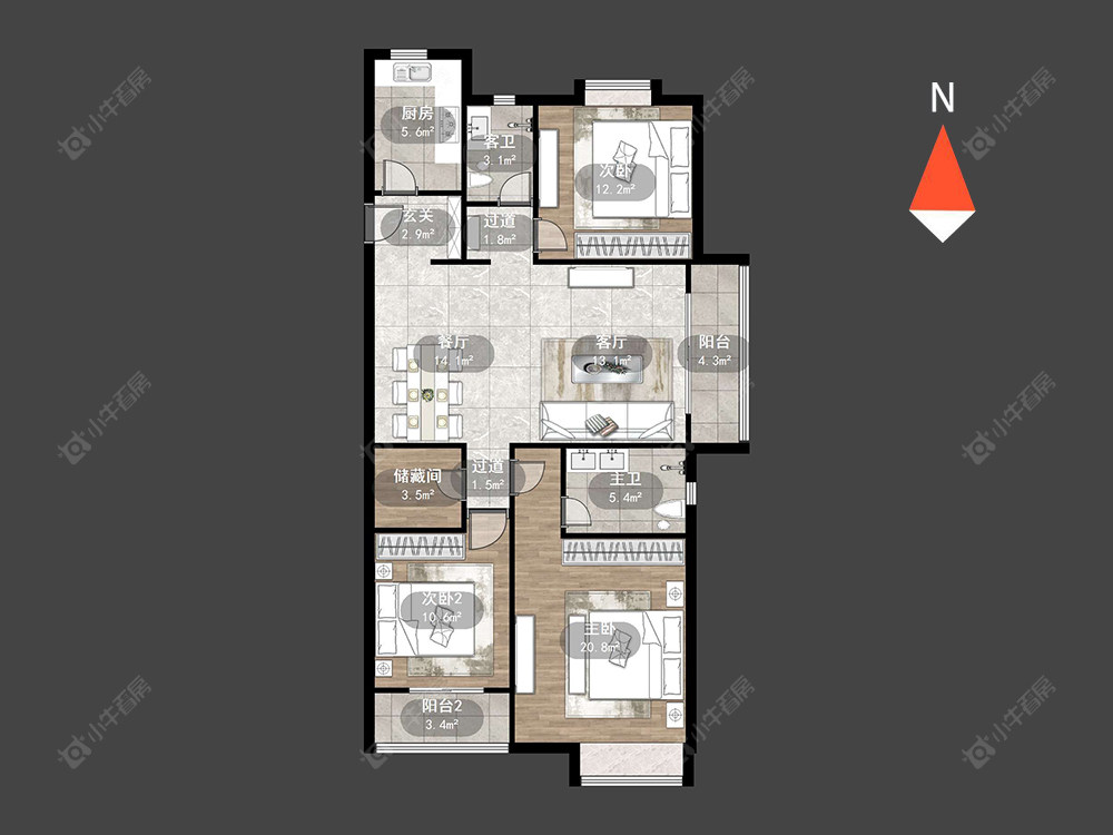 常州美的国宾府在售二手房_小牛看房