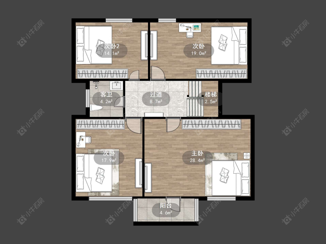 丹阳石城郦家中心村在售二手房源户型图_小牛看房