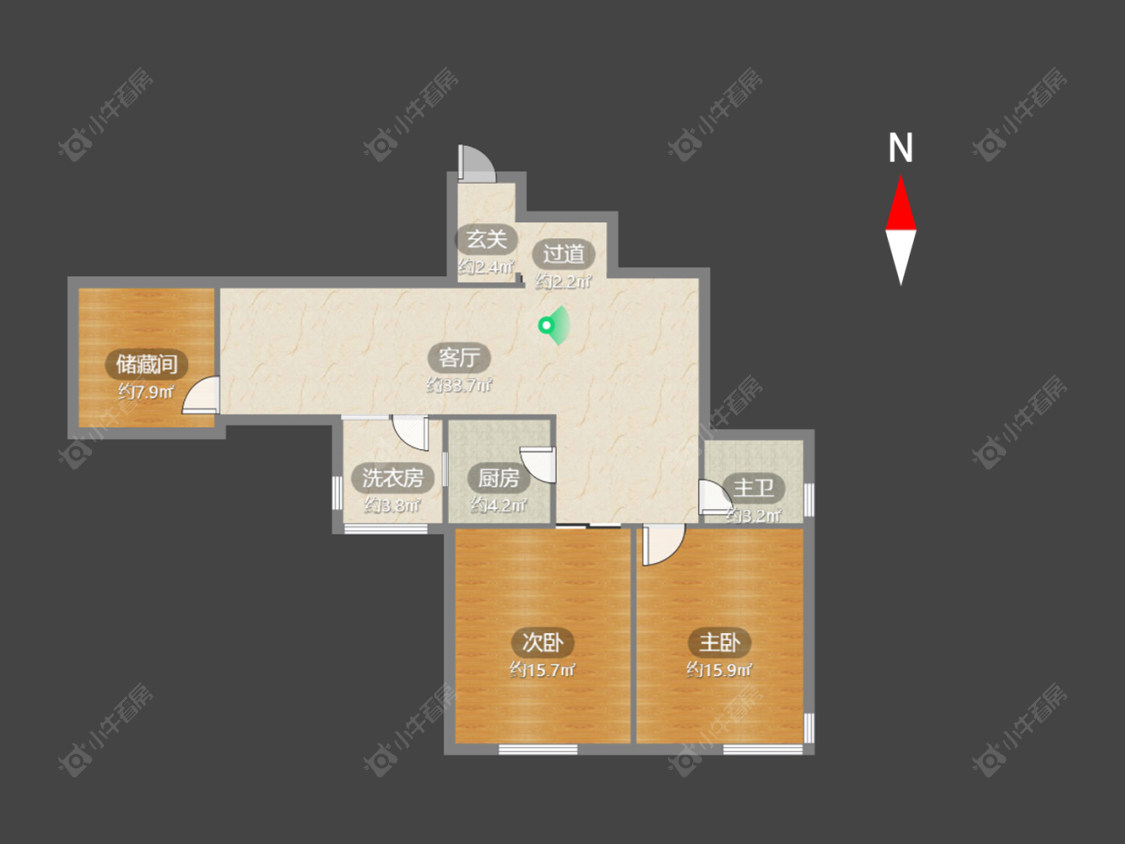 常州鹏欣丽都在售二手房源户型图_小牛看房