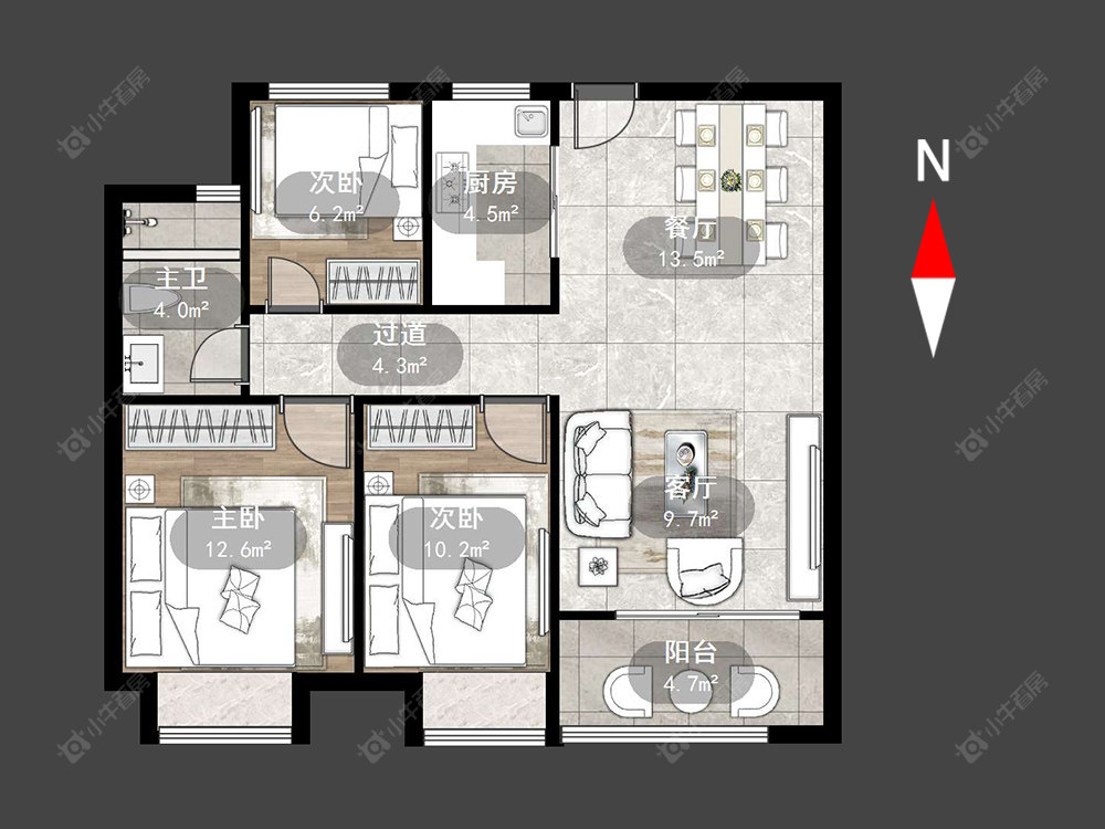 招商花园城房源户型图 常州招商花园城在售二手房源户型图_小牛看房