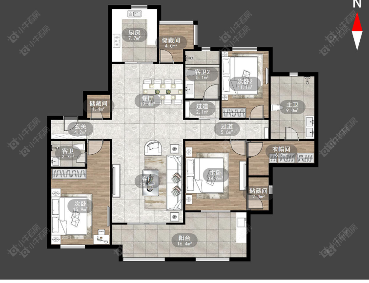 常州新城公馆天域在租房源_小牛看房