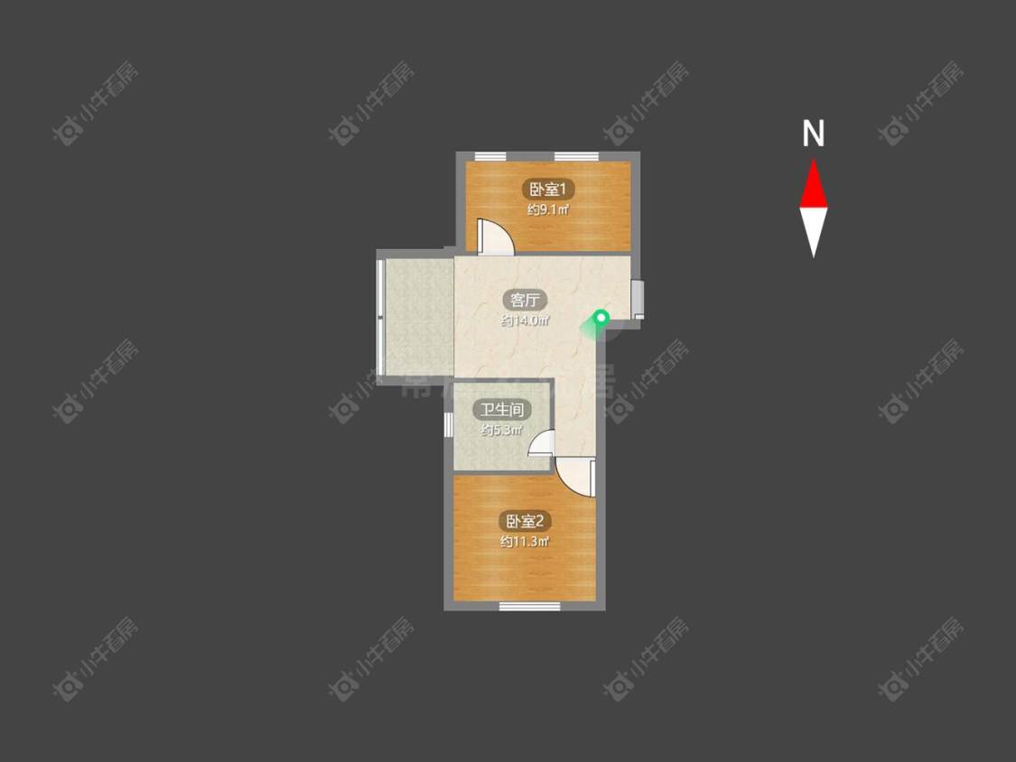 常州清潭清园在售二手房源户型图_小牛看房